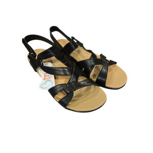 Baretraps Black Size 9 Jadra NWT And Box With Hook And Loop Adj Closure (Shelf)